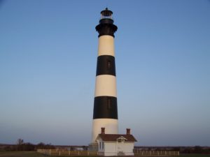 social distance at the bodie island lighthouse